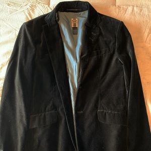 Guess Black Velvet Blazer